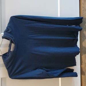M. Singer Lightweight Blue Hoodie